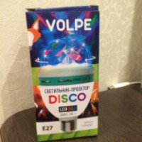 Лампа светодиодная Volpe Disco RGB