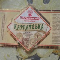 Колбаса сырокопченая Роганский мясокомбинат "Карпатская"