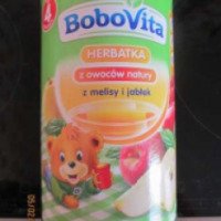 Детский гранулированный чай BoboVita "С яблоком и мелиссой"