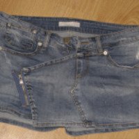 Джинсовая юбка-шорты Conver