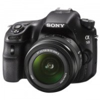 Цифровой зеркальный фотоаппарат Sony Alpha SLT-A58 Kit 18-55
