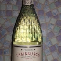 Вино игристое жемчужное полусладкое "Lambrusco Binelli Premium" Dell'Emilia IGT Bianco Amabile