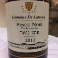 Вино красное сухое Pinot Noir Donaine De Latroun "Pinot Noir"