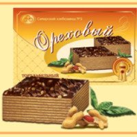 Торт вафельный Самарский хлебозавод №2 "Ореховый"