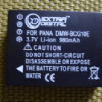 Аккумулятор ExtraDigital DMW BCG10E для фотоаппарата Panasonic Lumix DMC-TZ20