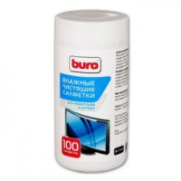 Чистящие салфетки для мониторов и оптики Buro