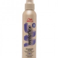 Жидкость для укладки Wellaflex спрей-гель сильной фиксации мгновенный объем