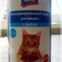 Консервированный корм для кошек Aro