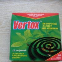Спирали от комаров Vertox