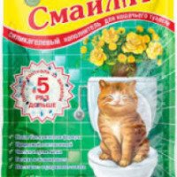 Наполнитель силикагелевый для кошачьего туалета Смайлик Nutra Mix