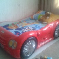 Детская кровать-машинка Лео