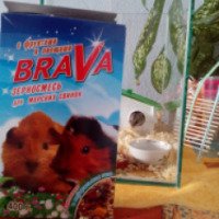 Зерносмесь с фруктами и овощами для морских свинок Brava