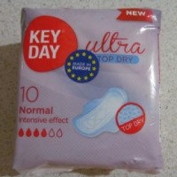 Прокладки женские гигиенические Key Day Ultra top dry