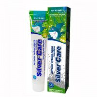 Зубная паста Silver Care с серебром для детей 6-12 лет