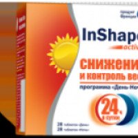 Таблетки InShape active для снижениея и контроля веса программа "День-Ночь"