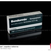 Снотворные таблетки "Бондормин"