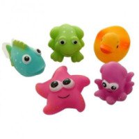 Набор игрушек для ванны Happy Baby "Морские животные"