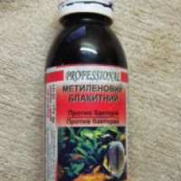 Лекарственный препарат для аквариумных рыб Professional "Оксалат метиленовый голубой" против бактерий