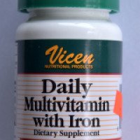 Витамины с железом Vicen Daily Multivitamin with Iron