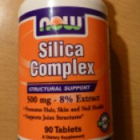 Кремниевый комплекс для кожи, волос и ногтей Now Silica Complex