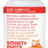 Мультивитамины Smarty Pants Kids Complete Multi-Omega 3-Vitamin D3