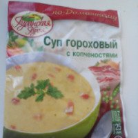Суп гороховый Кубанская кухня "С копченостями"