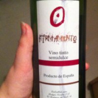 Вино столовое полусладкое красное Firmamento