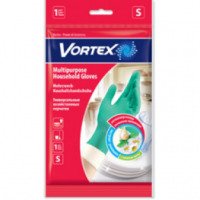 Универсальные хозяйственные перчатки Vortex с экстрактом ромашки и запахом мяты