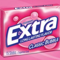 Жевательная резинка Wrigley's Extra Classic Bubble