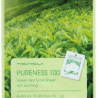 Тканевая маска для лица Tony Moly Pureness 100 Green Tea
