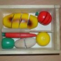 Детская деревянная игрушка Винтик и Шпунтик "Нарезные фрукты"