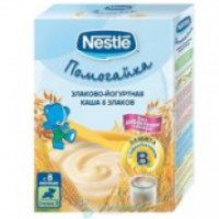 Детская злаково-йогуртная каша Nestle "Помогайка"
