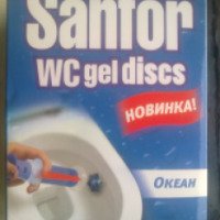Гелевый очиститель унитаза Sanfor WC Gel Discs