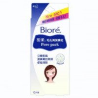 Очищающие полоски для носа Biore "Pore Pack"
