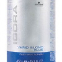 Голубой обесцвечивающий порошок Schwarzkopf Igora "Vario Blond Plus"