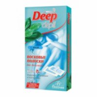 Восковые полоски для депиляции Floresan Cosmetic "Deep depil" с мятой