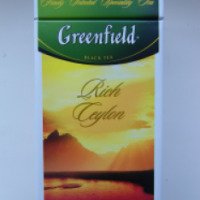 Чай Greenfield Rich Ceylon крупно-листовой