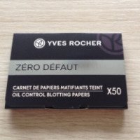 Матирующие салфетки для лица Yves Rocher