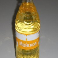 Подсолнечное масло Майское рафинированное дезодорированное