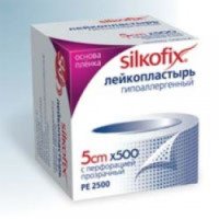 Лейкопластырь Silkofix гипоаллергенный с перфорацией прозрачный