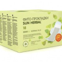 Фито-прокладки Sun Herbal Normal Plus для критических дней