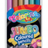 Цветные карандаши Colorino Kids Jumbo Metallic