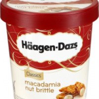 Мороженое пломбир Haagen-Dazs Macadamia Nut Brittle