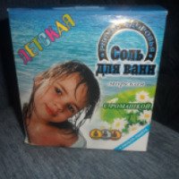 Детская соль для ванны "Ресурс Здоровья" с ромашкой