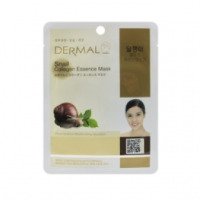 Тканевая маска для лица DERMAL Snail Collagen Essence Mask