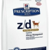 Лечебный корм для собак Hill's Prescription Diet z/d