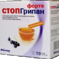 Препарат для устранения симптомов простуды и гриппа Rusan "СТОПгрипан форте"
