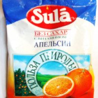 Леденцы без сахара Sula апельсин