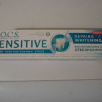 Зубная паста R.O.C.S. Sensitivе "Восстановление и отбеливание" для чувствительных зубов