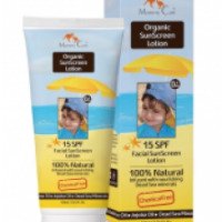 Органический солнцезащитный крем Mommy Care SPF-15 для детей с рождения